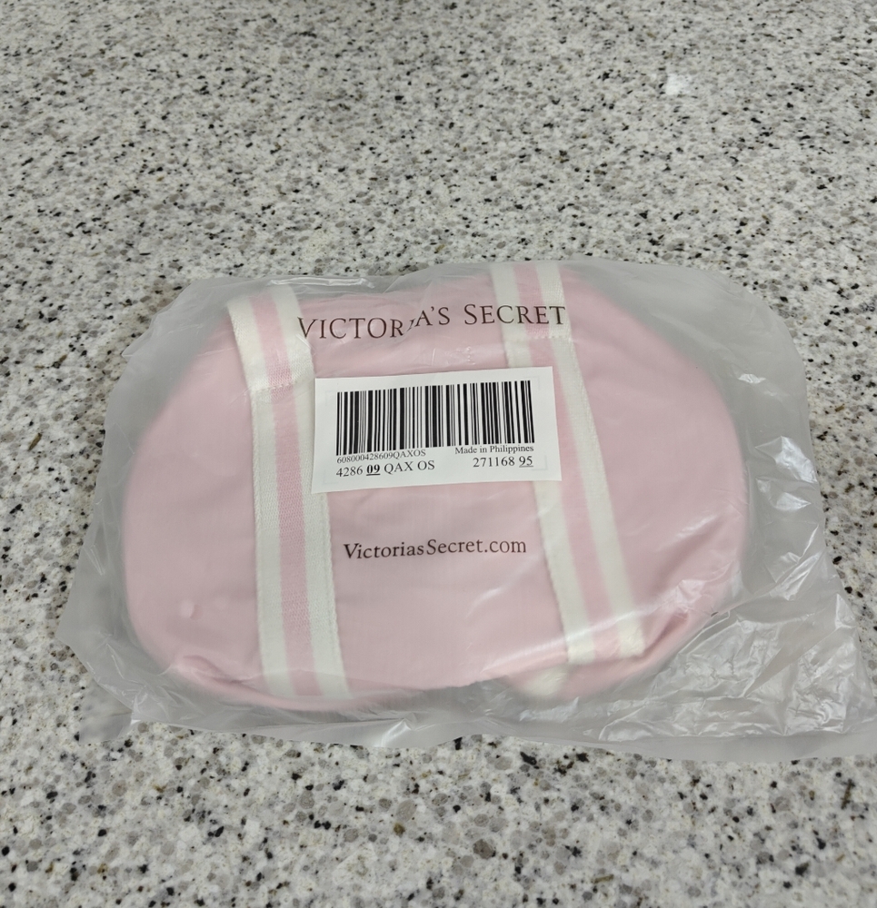 VS PINK Mini Nylon Duffle Bag (Dollhouse Pink)